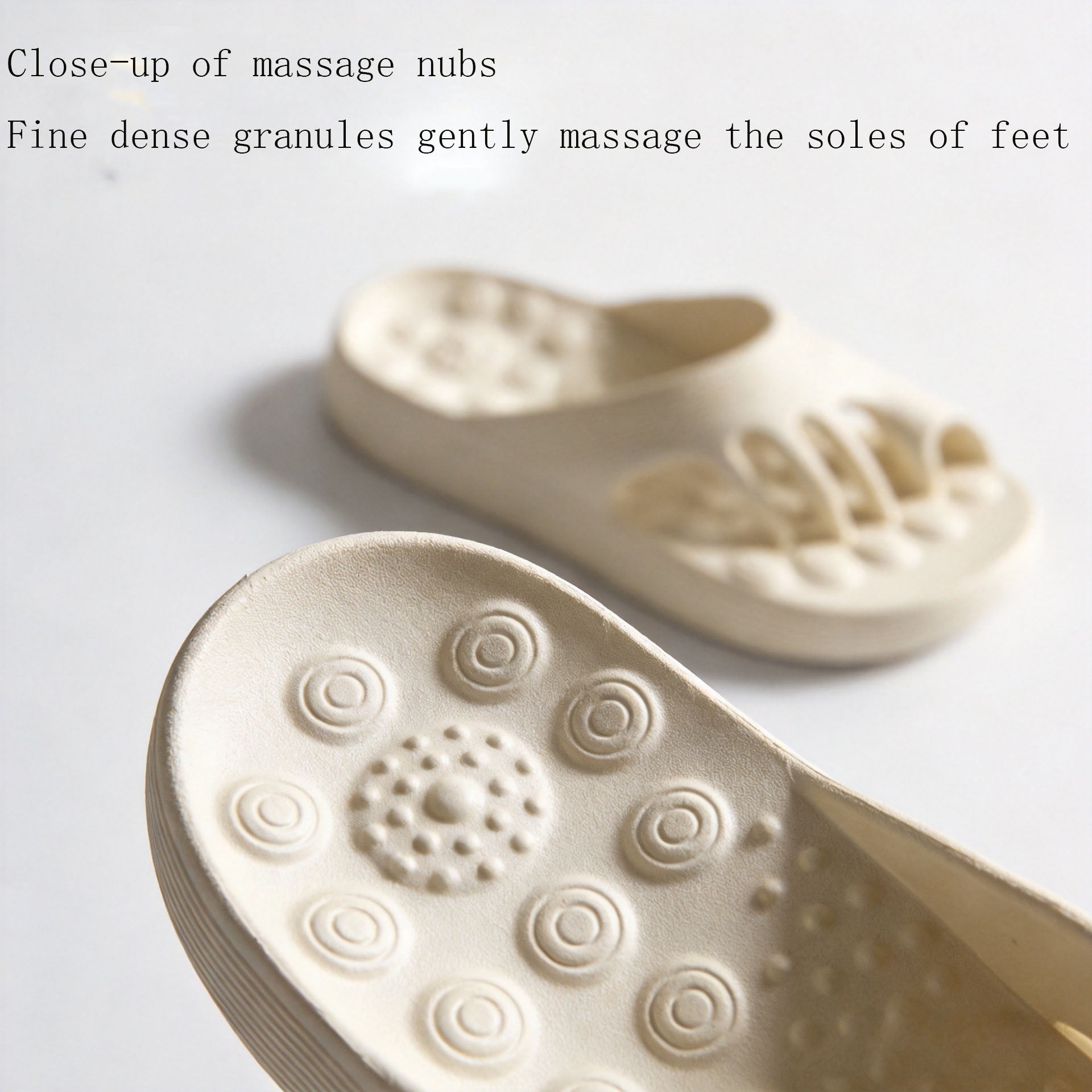 EVA Slip-On Sandals for Couples, Breathable Summer Men's Indoor and Outdoor Slippers, Non-Slip Massage Toe Separated Design, Casual Home Wear